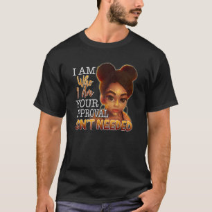 T-shirt Reine Noire Dame Bouclée Afro Naturel Afrique Amér