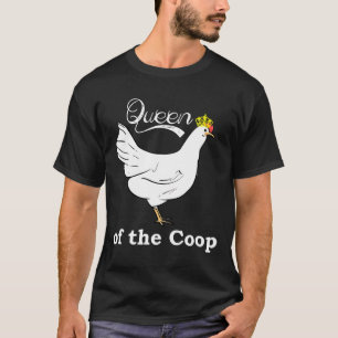 T-shirt Reine Poule Du Tee De Coopérative Poulets Poules A