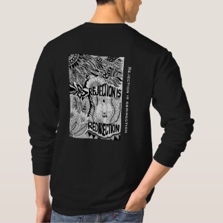 T-shirt Rejection - Black and White Surreal Botanical Art