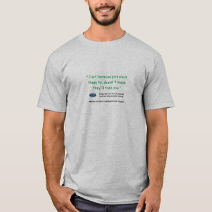 T-SHIRT REJET DE REJET DE L'ENLÈVEMENT ALIEN CITATION BLE