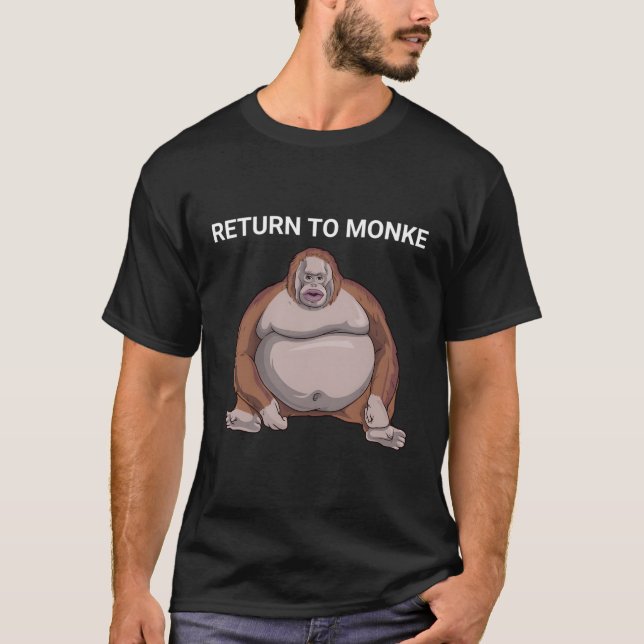 T-shirt Rejeter Huity Retour À Singe Oh Stinky Monke (Devant)