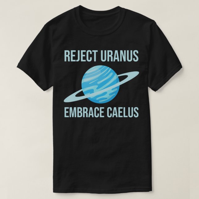 T-SHIRT REJETER URANUS (Design devant)