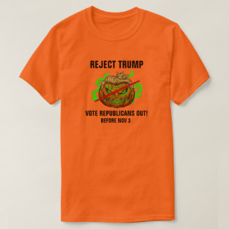T-SHIRT REJETEZ TRUMP ; LE CONGRÈS ASPIRATE ; VOTEZ POUR S