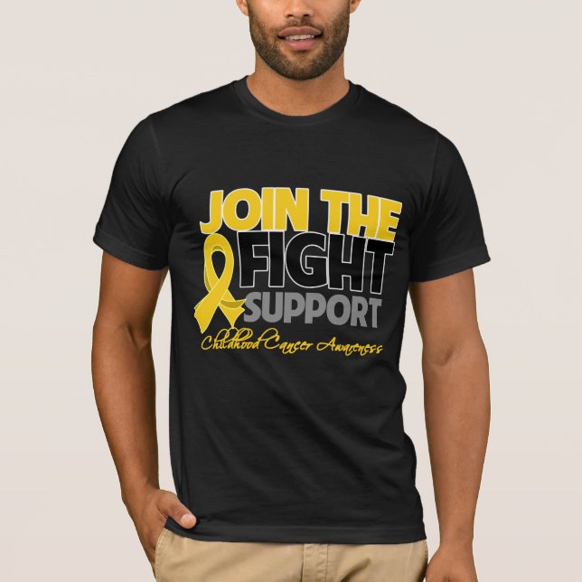 T-shirt Rejoignez La Lutte Pour Soutenir La Sensibilisatio (Devant)