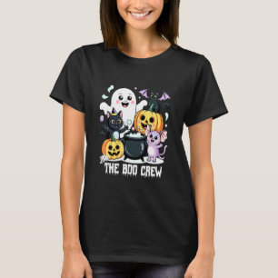 T-shirt Rejoignez le Boo Crew Mignon Fantôme de Chat de Ha