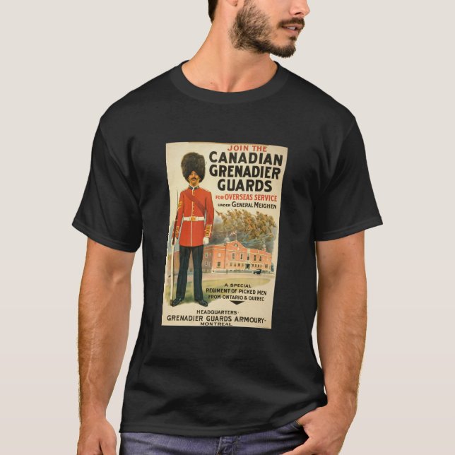 T-shirt Rejoignez les Grenadiers canadiens (Devant)