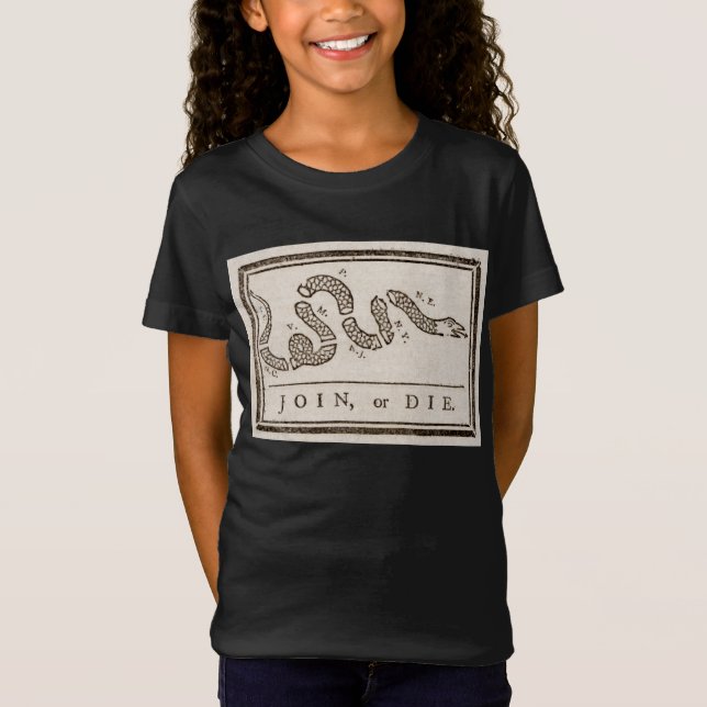T-Shirt Rejoignez ou mourrez le crotale : Caricature Benja (Devant)