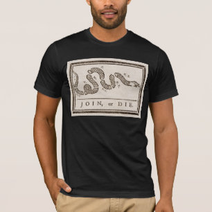 T-shirt Rejoignez ou mourrez le crotale : Caricature Benja