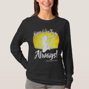 T-shirt Réjouissez-vous et donnez Merci toujours 1 Thessal