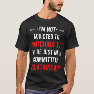 T-shirt Relation Regarder la télévision