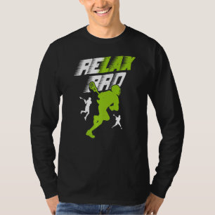 T-shirt Relax Bro Lacrosse Sport Team Jeu Highschool Coll