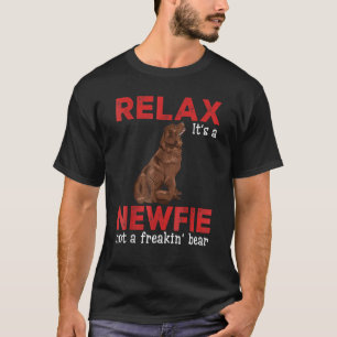 T-shirt Relax C'est un Newfie pas un Freakin' Bear Terre-N