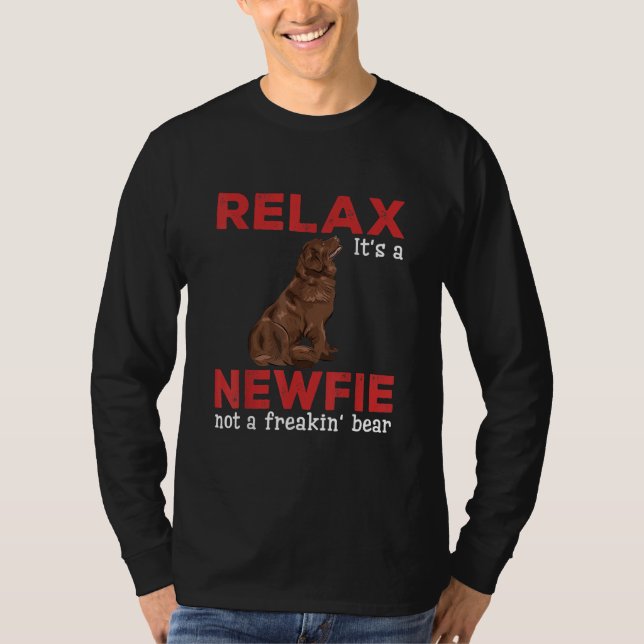 T-shirt Relax | Cute newfoundland (Devant)