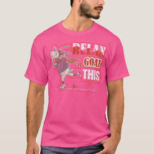 T-shirt Relax J'Ai Une Chèvre Qui A Cette Chèvre Drôle Goa