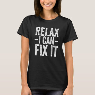 T-shirt Relax Je Peux Le Fixer Mécanique Handyman