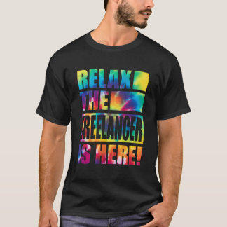 T-shirt Relax Le Freelancer Est Là