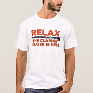T-shirt Relax Le Joueur Clarinet est ici