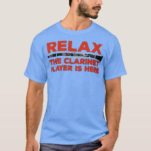 T-shirt Relax Le Joueur Clarinet est ici