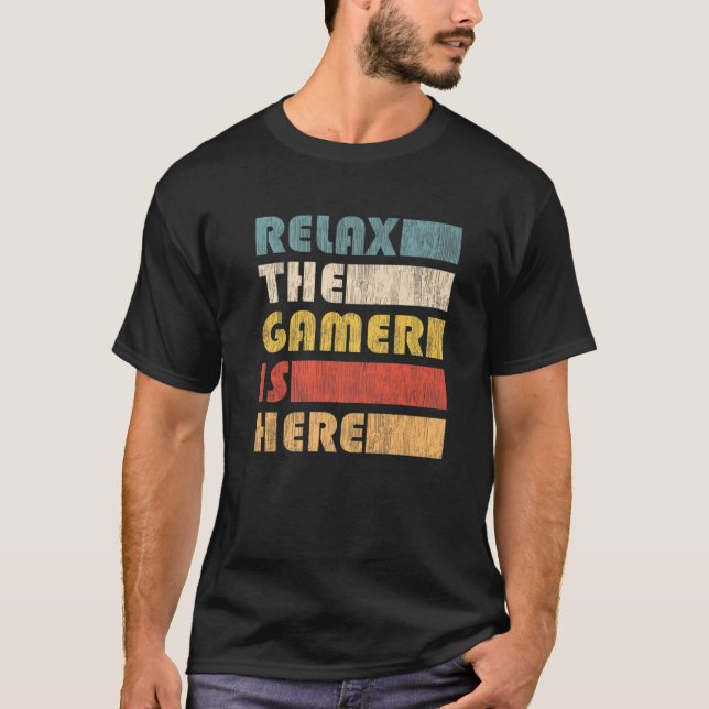 T-shirt Relax Le Joueur Pour Le Jeu (Devant)
