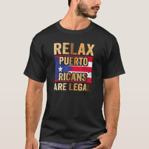 T-shirt Relax Les Portoricains Sont Légaux