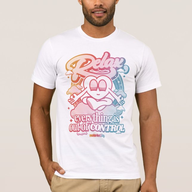 T-shirt Relax tout est hors de contrôle (Devant)