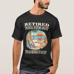 T-shirt Relaxation de l'analyste des systèmes financiers à