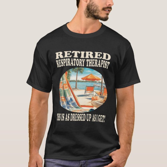 T-shirt Relaxation du thérapeute respiratoire à la retrait (Devant)