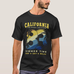 T-shirt Relaxation été Californie États-Unis femme hommes