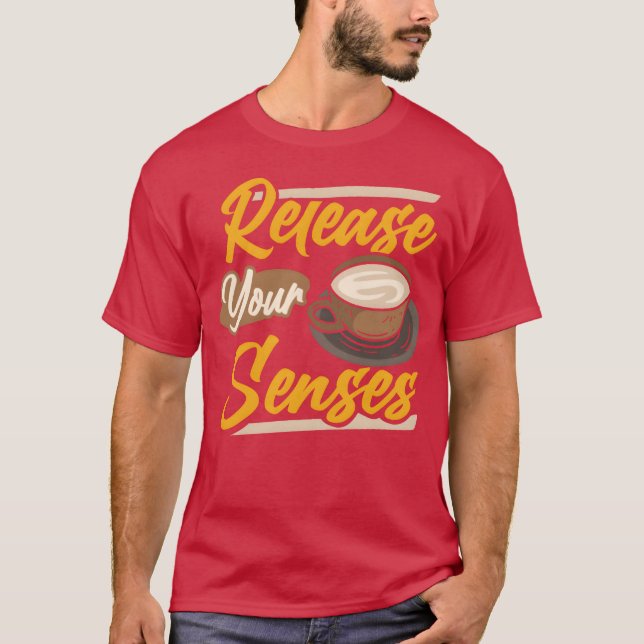T-shirt Release Your Senses vintage (Devant)