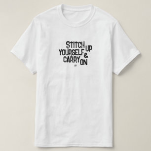 T-shirt Relevez-vous et continuez ! devise de motivation