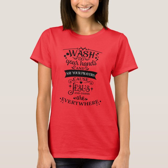 T-shirt religieux féminin (Devant)