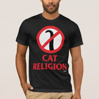 T-shirt Religion de chat