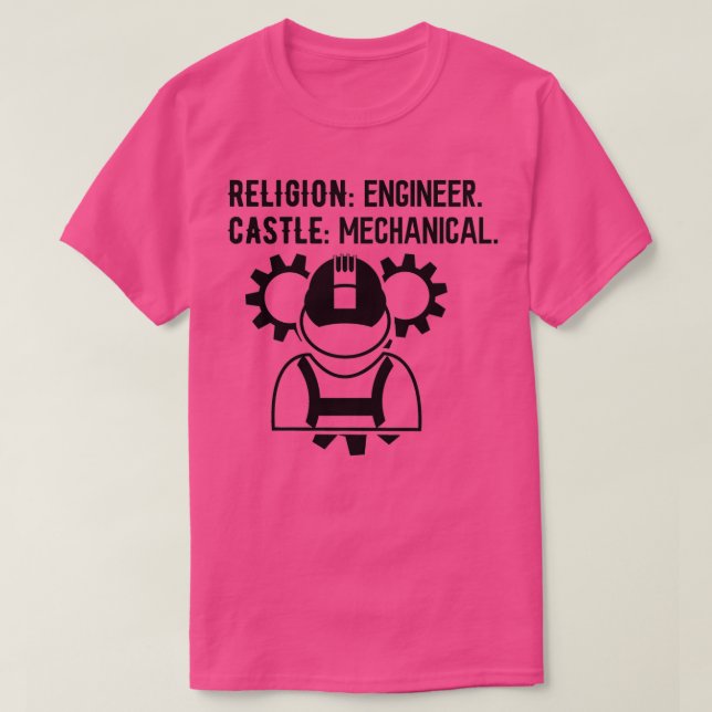 T-shirt Religion Engineer (Design devant)