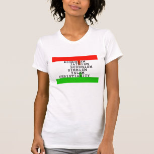 T-shirt Religions d'identité indienne