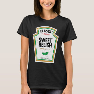 T-shirt Relish Sucré DIY Halloween Condiment Pickle Vert