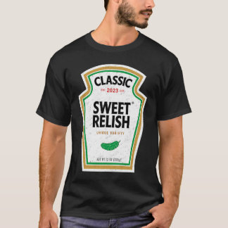 T-shirt Relish Sucré DIY Halloween Condiment Pickle Vert