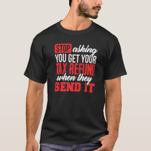 T-shirt Remboursement d'impôt Mignon Comptable Expert-Comp