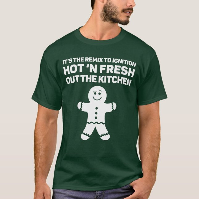 T-shirt Remélangez au pain d'épice d'allumage (Devant)