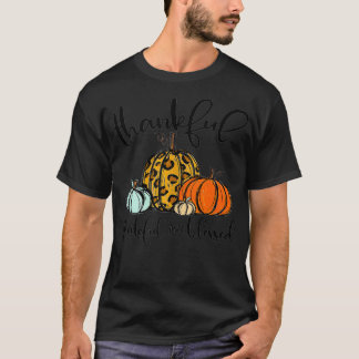 T-shirt Remercié Citrouille Béni Leopard A Jeté Le