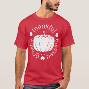T-shirt Remerciements à béni Merci à Thanksgiving Citrouil