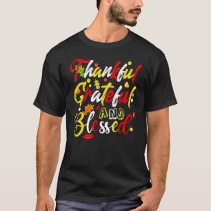 T-shirt Remerciements Gratuit Et Béni Automne Thanksgi