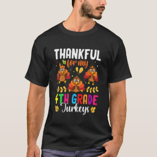 T-shirt Remerciements Pour Mon Enseignant De Dindons De 4E