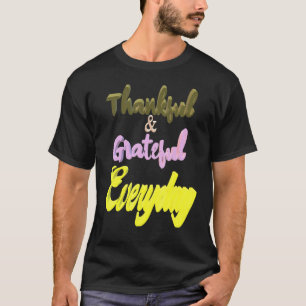 T-shirt Remerciements tous les jours