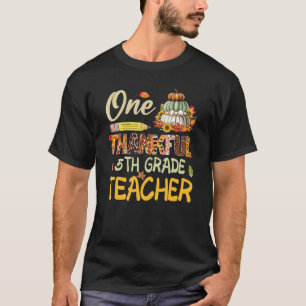 T-shirt Remerciements Un Citrouille de 5e année d'enseigna