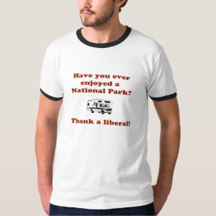 T-shirt Remerciez un libéral des parcs nationaux