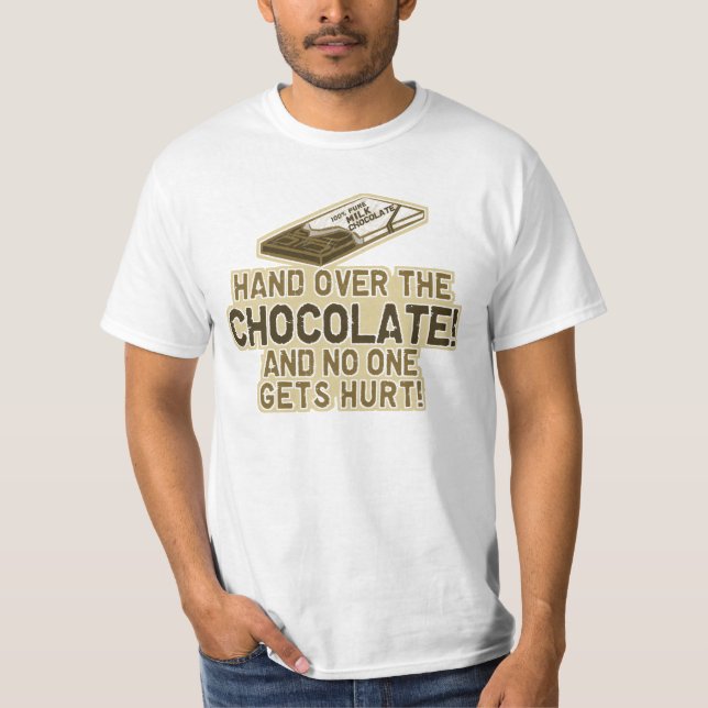 T-shirt Remettez le chocolat (Devant)