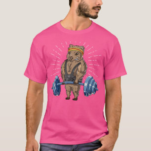 T-shirt Remise En Forme Wombat Fitness Gym Poids