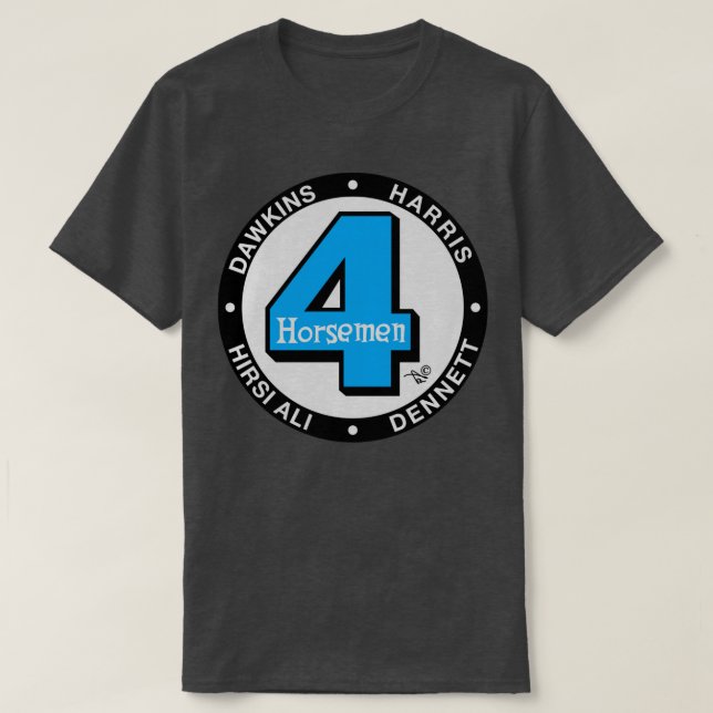 T-shirt Remix Fantastique de quatre chevaux (Design devant)