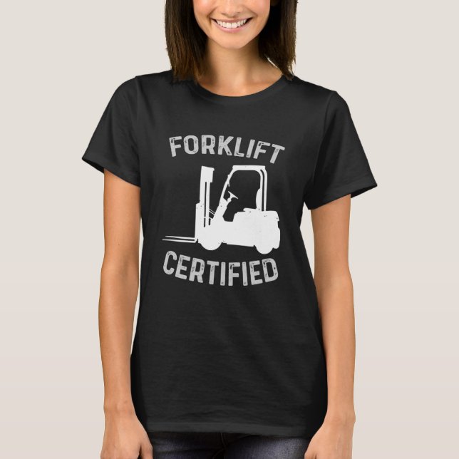 T-shirt Remontée certifiée Forklifts (Devant)