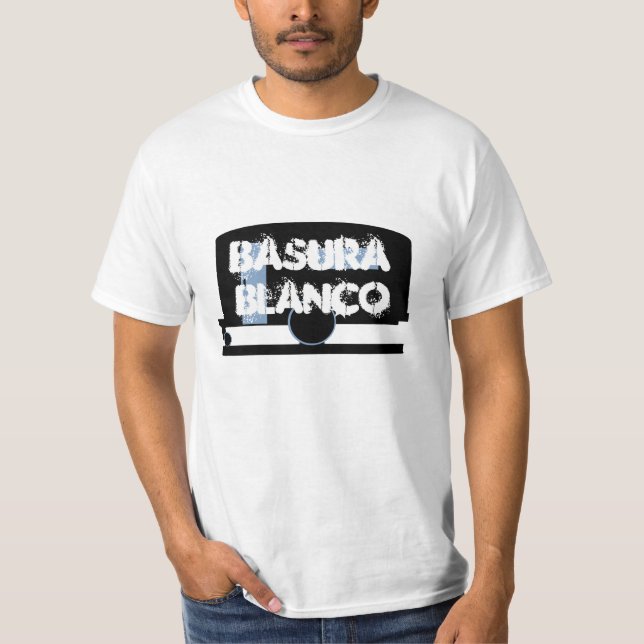 T-shirt Remorque de voyage de camp de ~ de Basura Blanco (Devant)